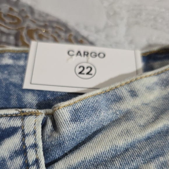 Women's High Rise Acid Wash Jeans - Picture 6 of 14